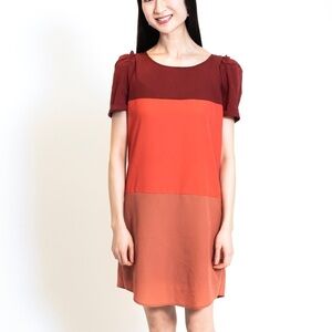 Maison Scotch & Soda Colour Block Mini Dress, Summer dress.